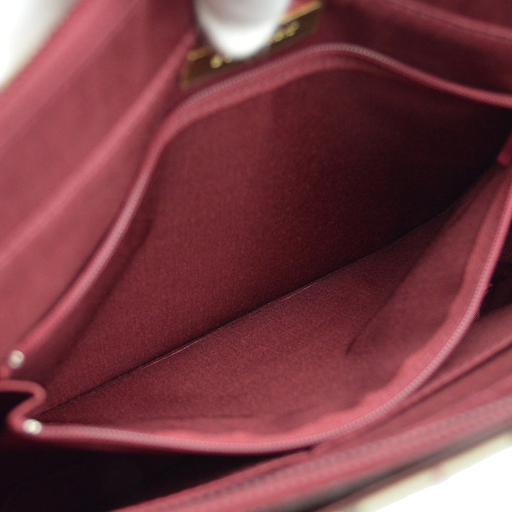 BURBERRY Check Tote Handbag KK30816