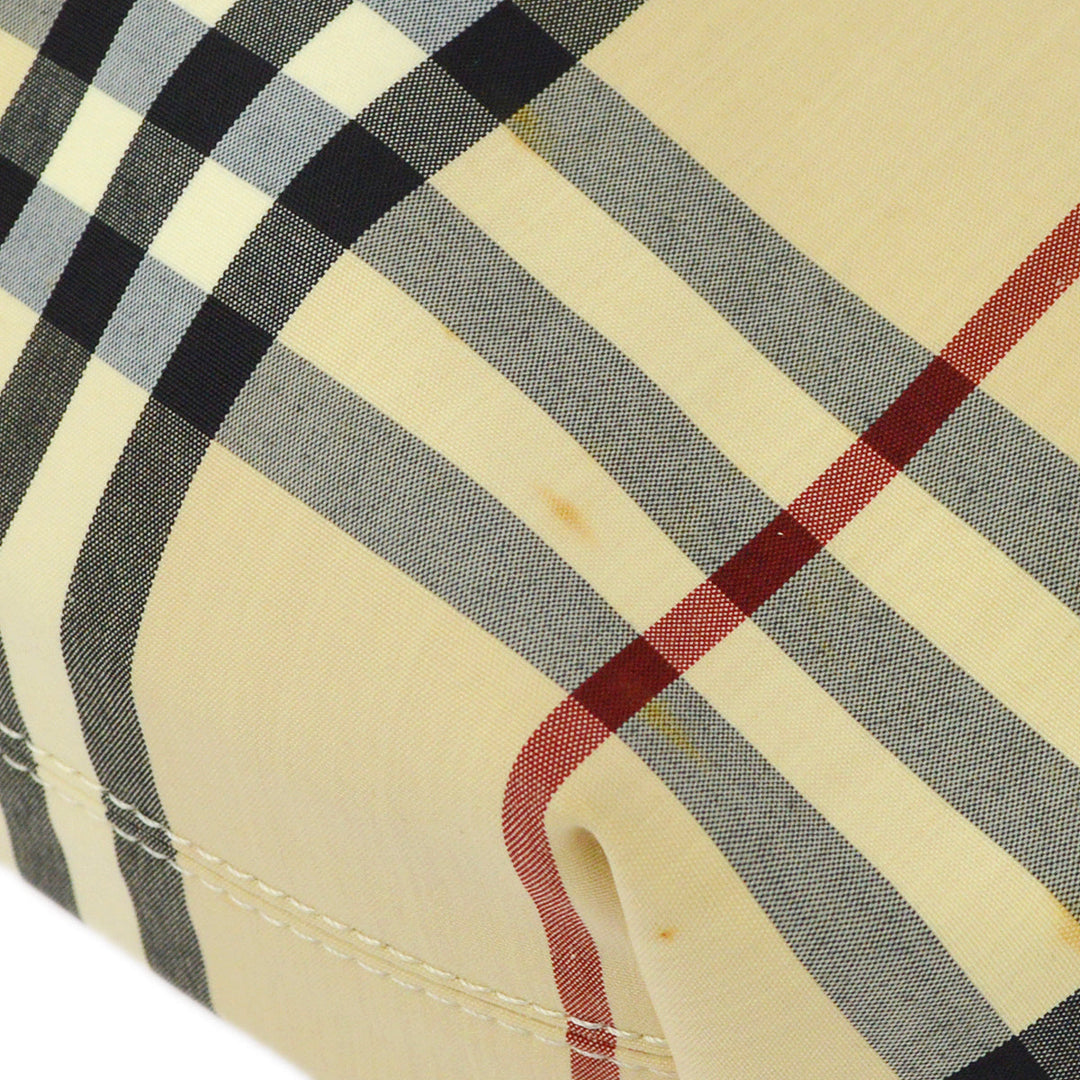 BURBERRY Check Tote Handbag KK30795