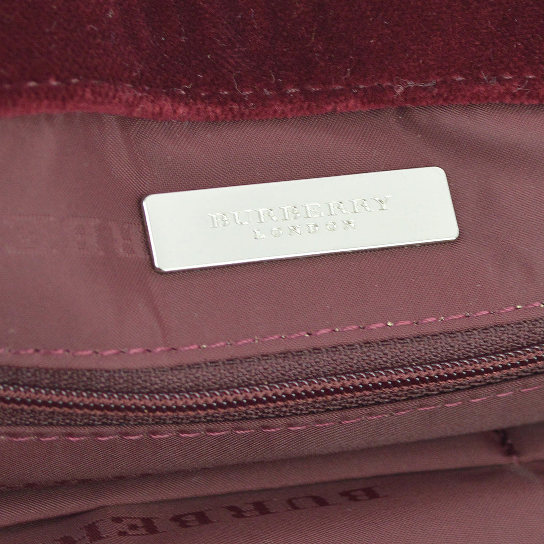 BURBERRY Check Tote Handbag KK30795