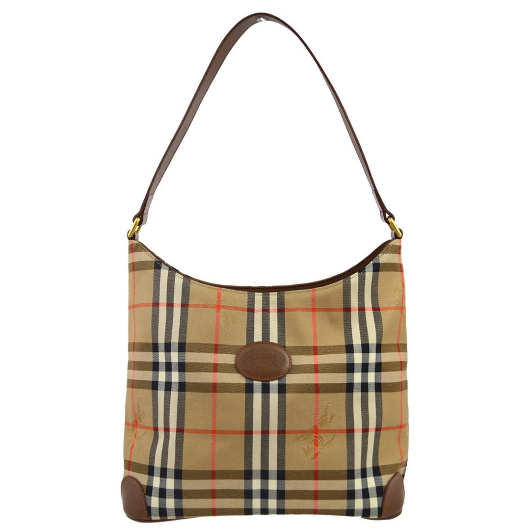 BURBERRYs Beige House Check Shoulder Bag 172305
