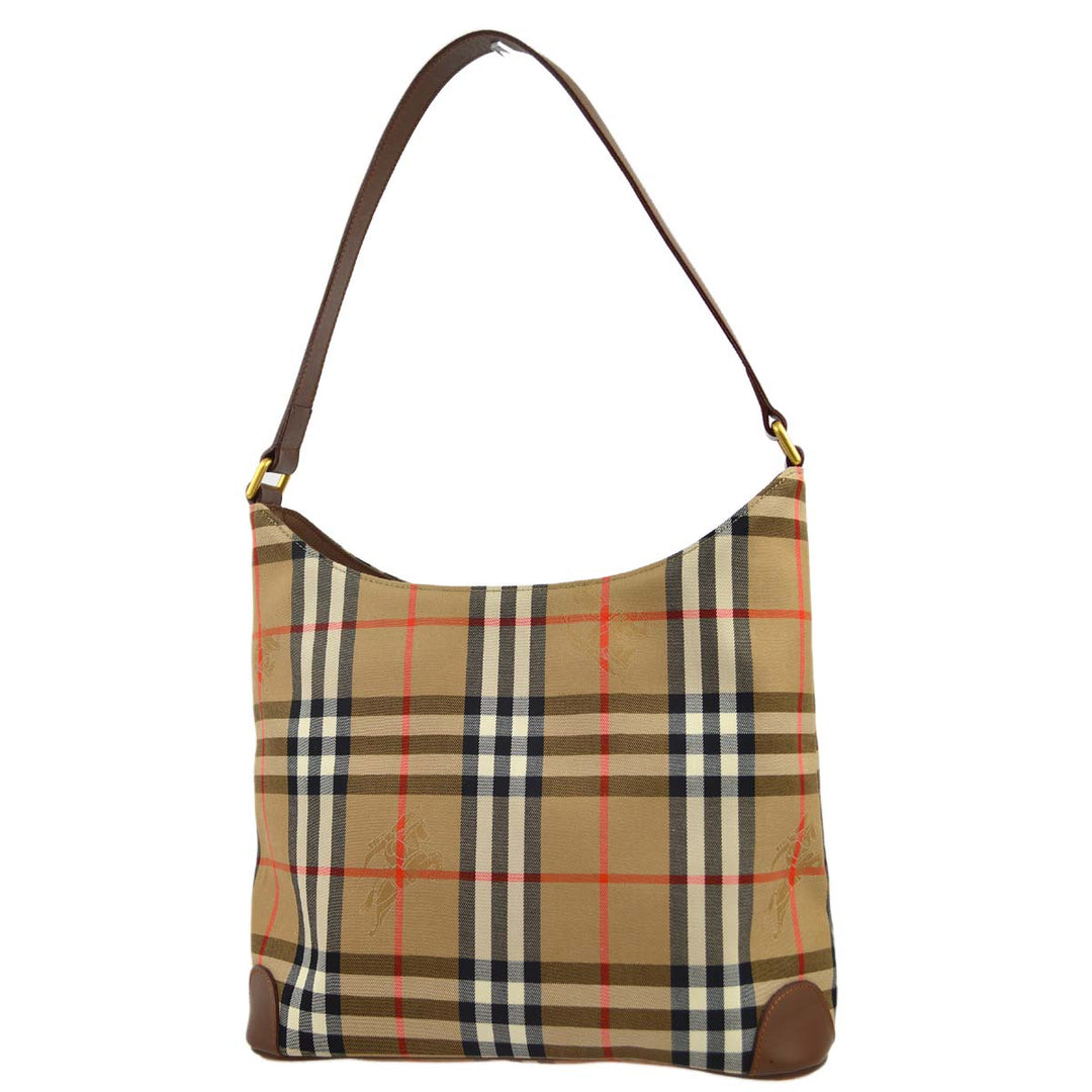 BURBERRYs Beige House Check Shoulder Bag 172305