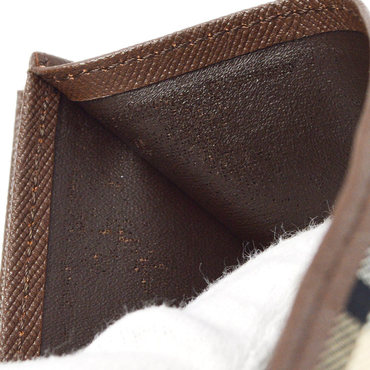 BURBERRYs Brown House Check Wallet Purse 191450