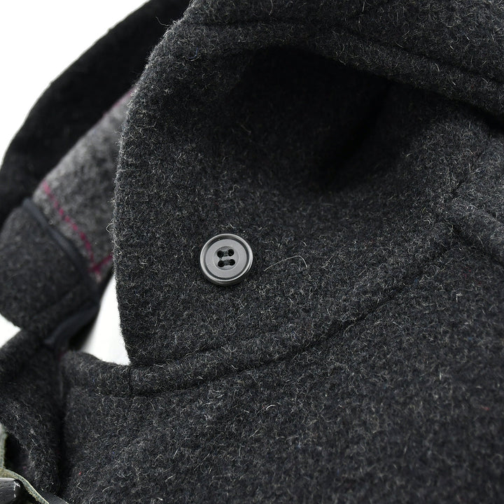 BURBERRYs Hooded Duffle Coat Dark Gray #L 172551