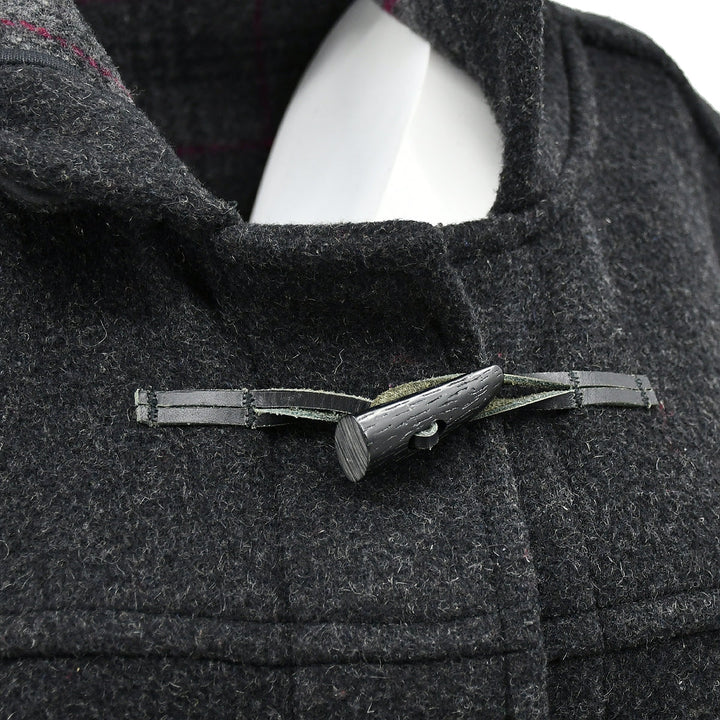 BURBERRYs Hooded Duffle Coat Dark Gray #L 172551