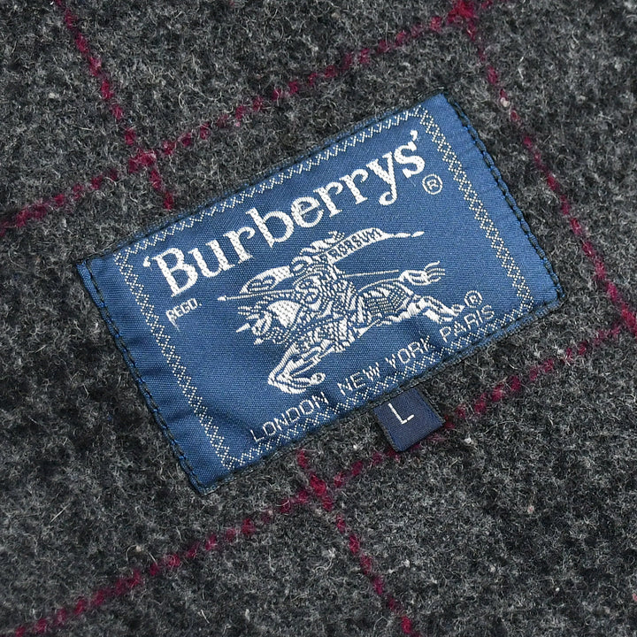 BURBERRYs Hooded Duffle Coat Dark Gray #L 172551