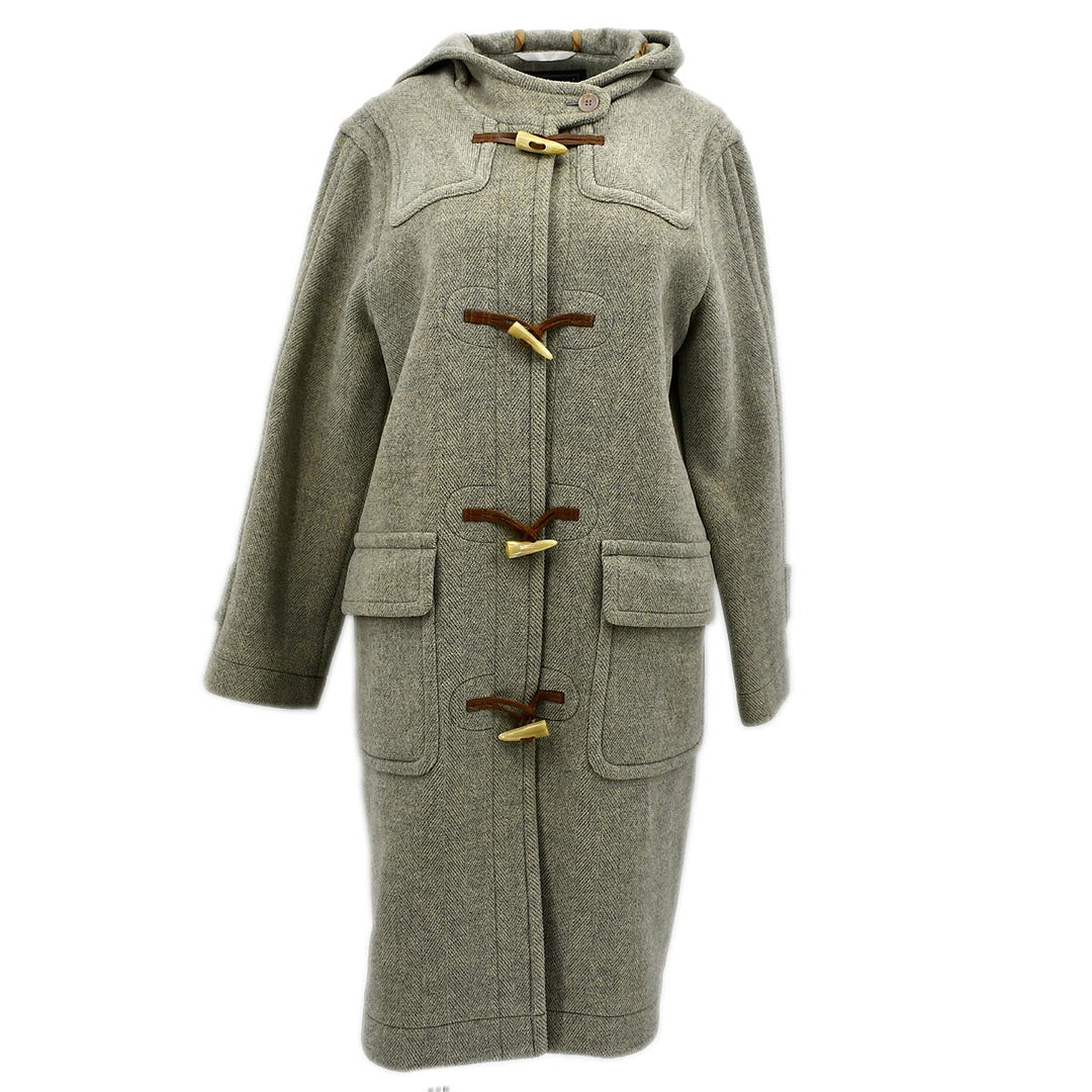 BURBERRYs Hooded Duffle Coat Beige #40 192196