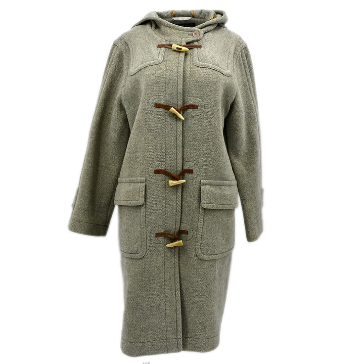 BURBERRYs Hooded Duffle Coat Beige #40 192196