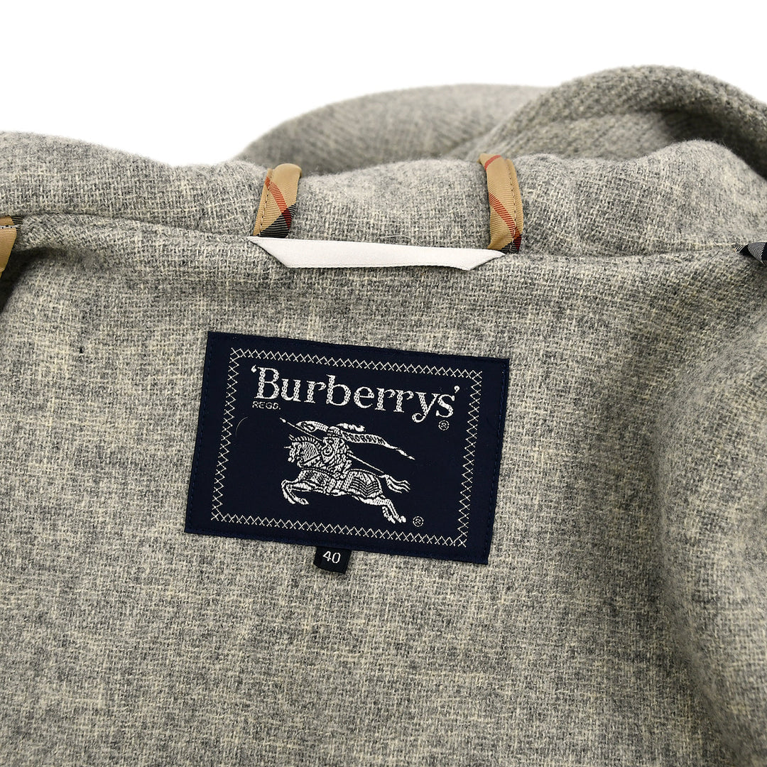 BURBERRYs Hooded Duffle Coat Beige #40 192196