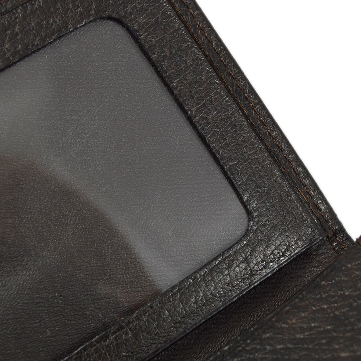 BURBERRYs Brown House Check Card Holder Wallet 172560