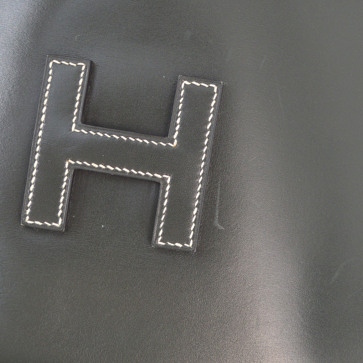 Top quality Hermes Green Box Calf Jige Clutch Bag 192478
