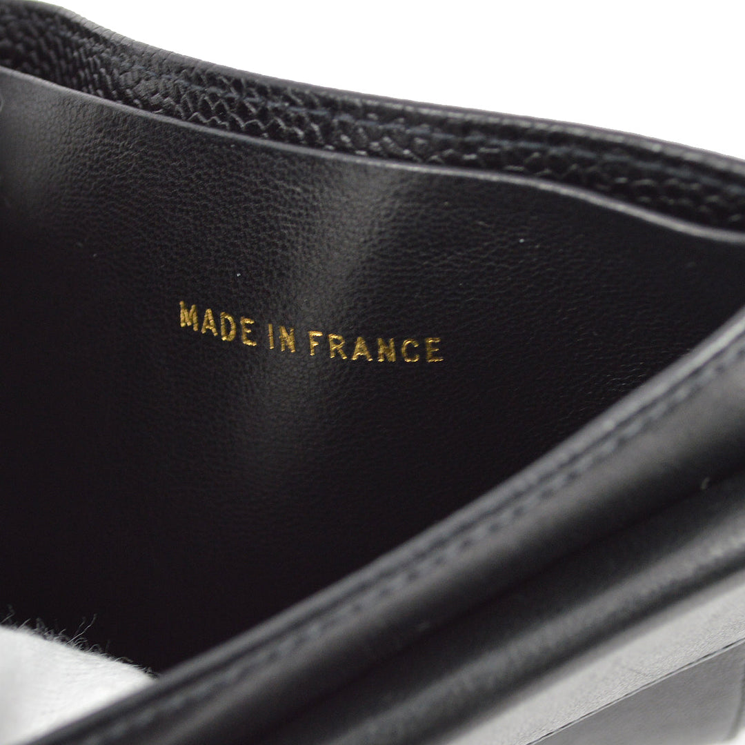 Top Quality Chanel 1997-1999 Black Caviar Timeless Bifold Wallet
