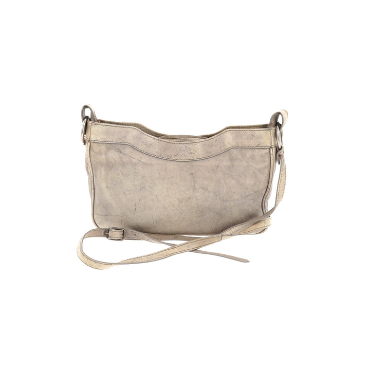 balenciaga Hip Crossbody Bag in Grey Leather
