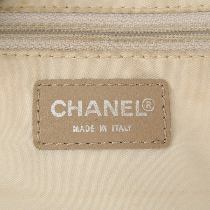 Top Quality Chanel New Travel Line Nylon Jacquard Leather Tote Bag A15991
