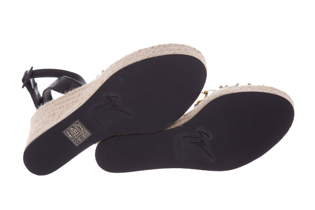 Guiseppe Zanotti Leopard PVC Espadrille SZ 37
