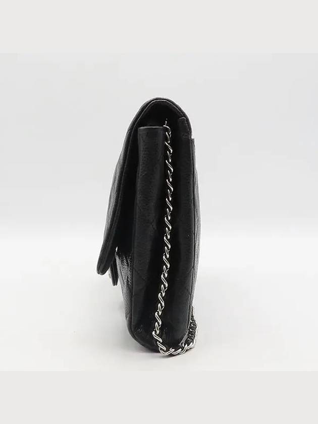 A65051 Black Caviar TIMELESS Classic Chain Flap Clutch and Shoulder Bag Chanel