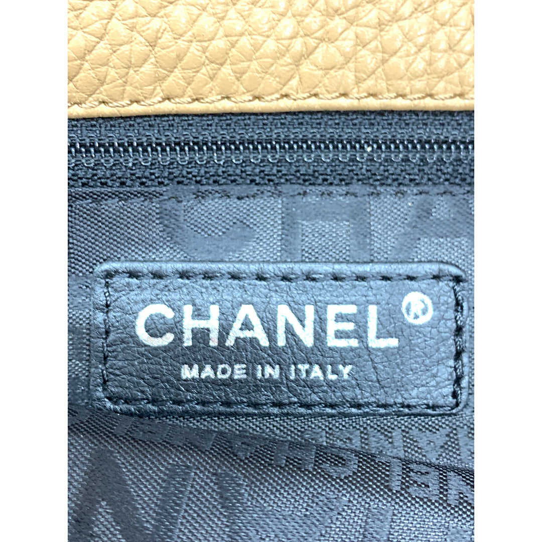 #CHANEL/Hand Bag/BEG/Leather