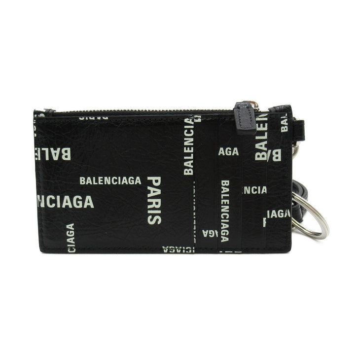 Top Quality Balenciaga Leather Strap Keyring Card Case