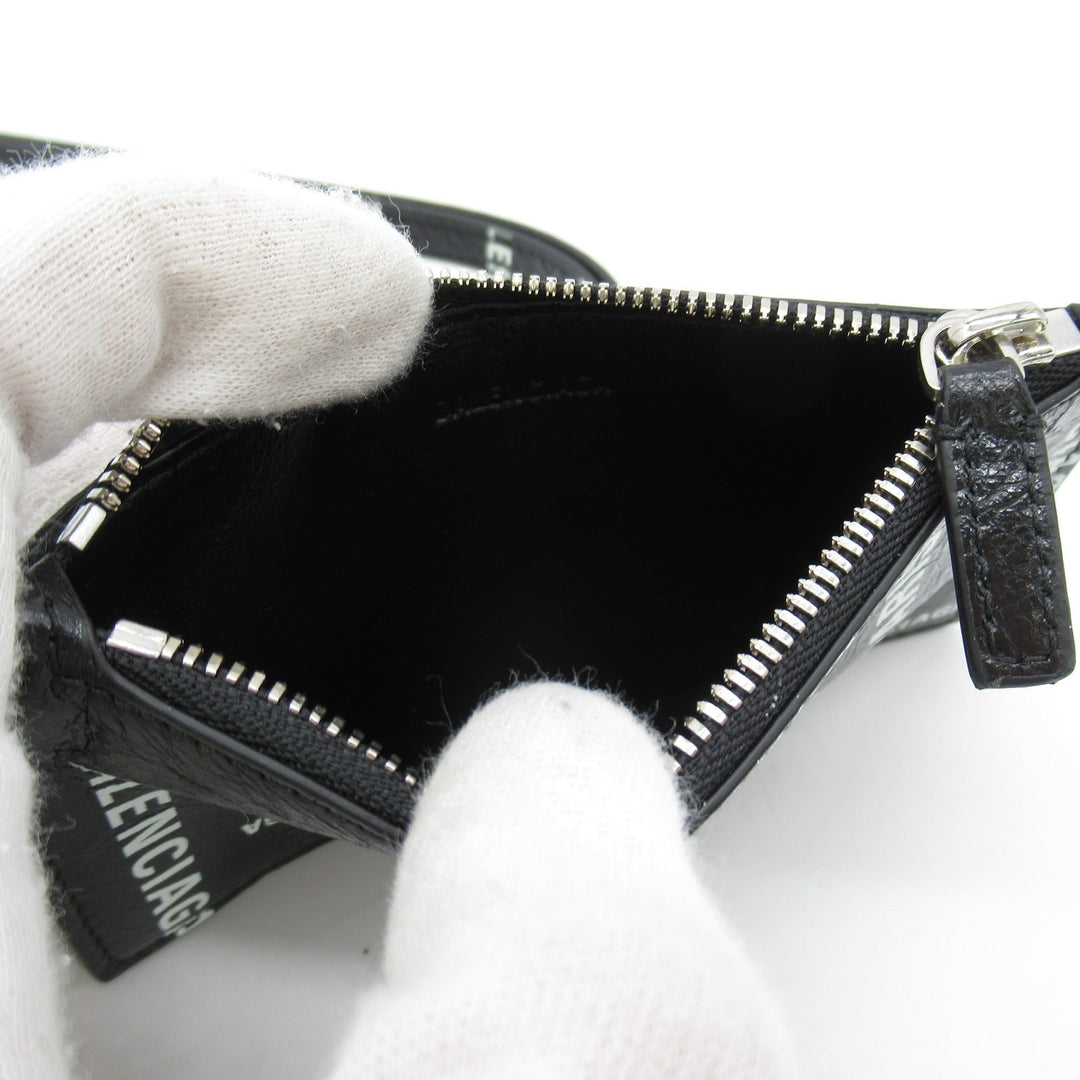 Top Quality Balenciaga Leather Strap Keyring Card Case