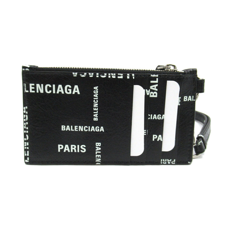 Top Quality Balenciaga Leather Strap Keyring Card Case