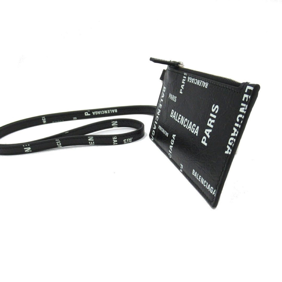 Top Quality Balenciaga Leather Strap Keyring Card Case