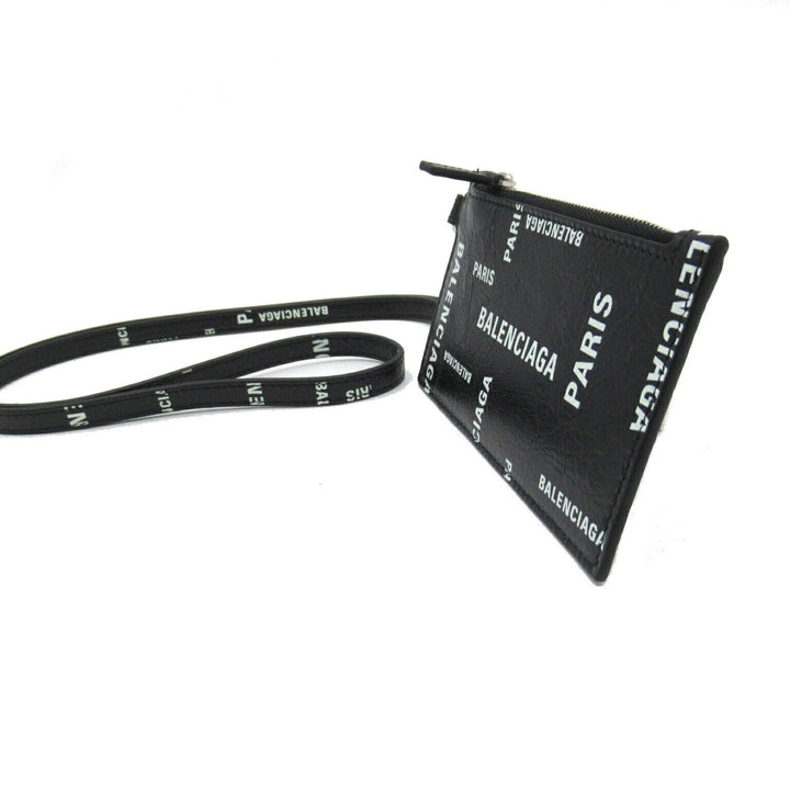 Top Quality Balenciaga Leather Strap Keyring Card Case