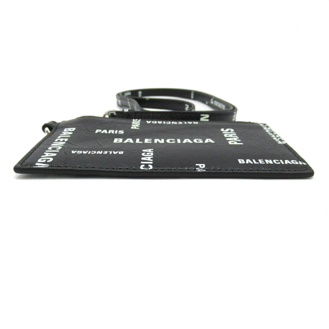 Top Quality Balenciaga Leather Strap Keyring Card Case