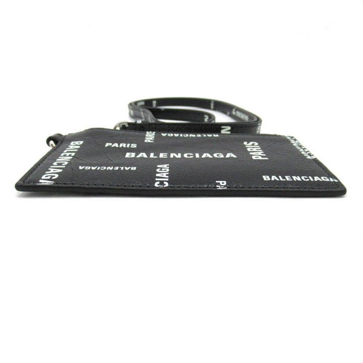 Top Quality Balenciaga Leather Strap Keyring Card Case