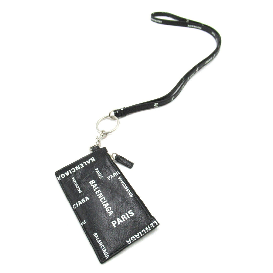 Top Quality Balenciaga Leather Strap Keyring Card Case