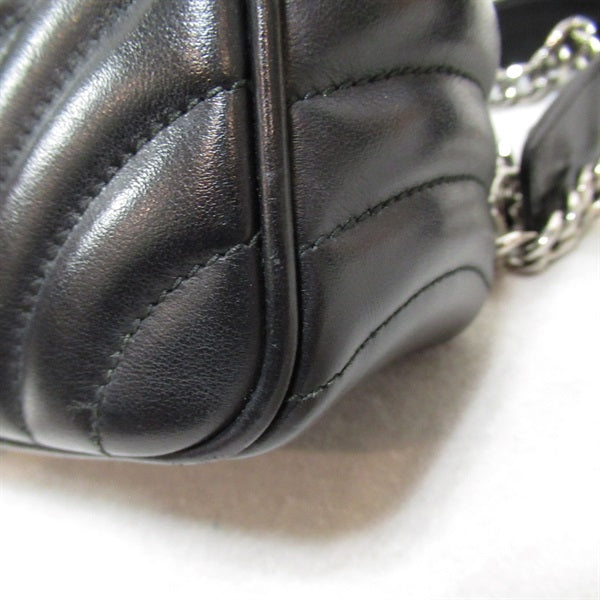 Prada Leather Chain Crossbody Bag Leather Crossbody Bag in Very Good Condition