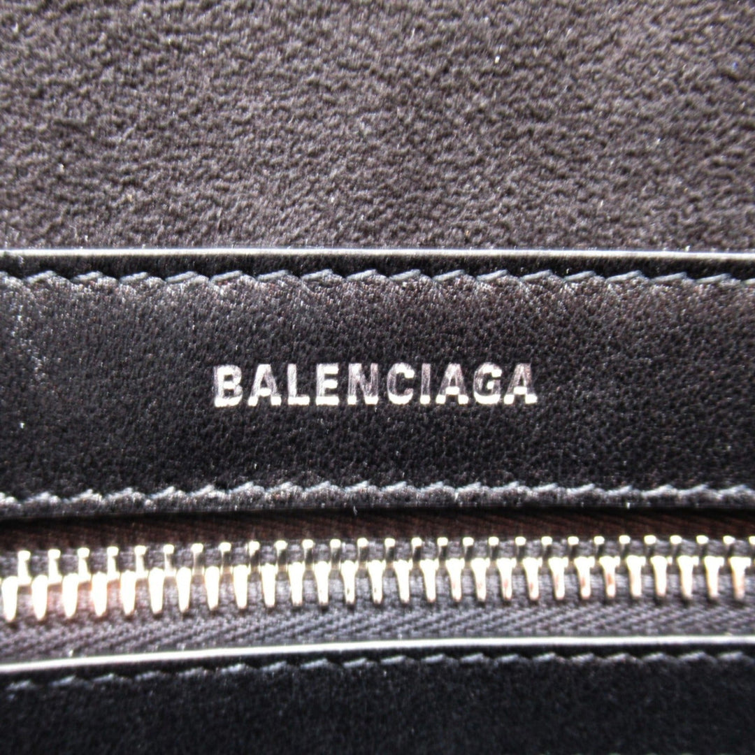Top Quality Balenciaga Medium Tote Bag Black Leather