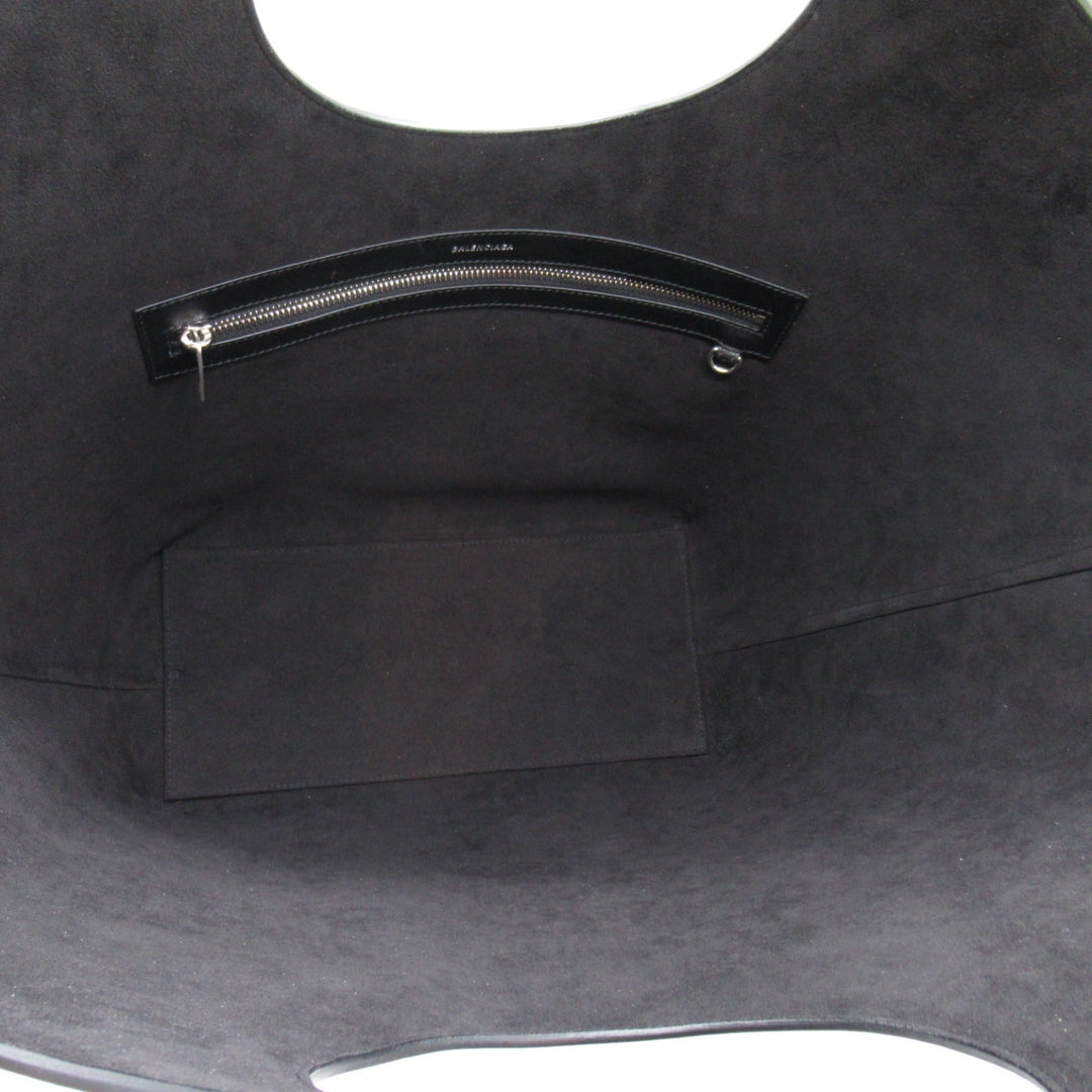 Top Quality Balenciaga Medium Tote Bag Black Leather