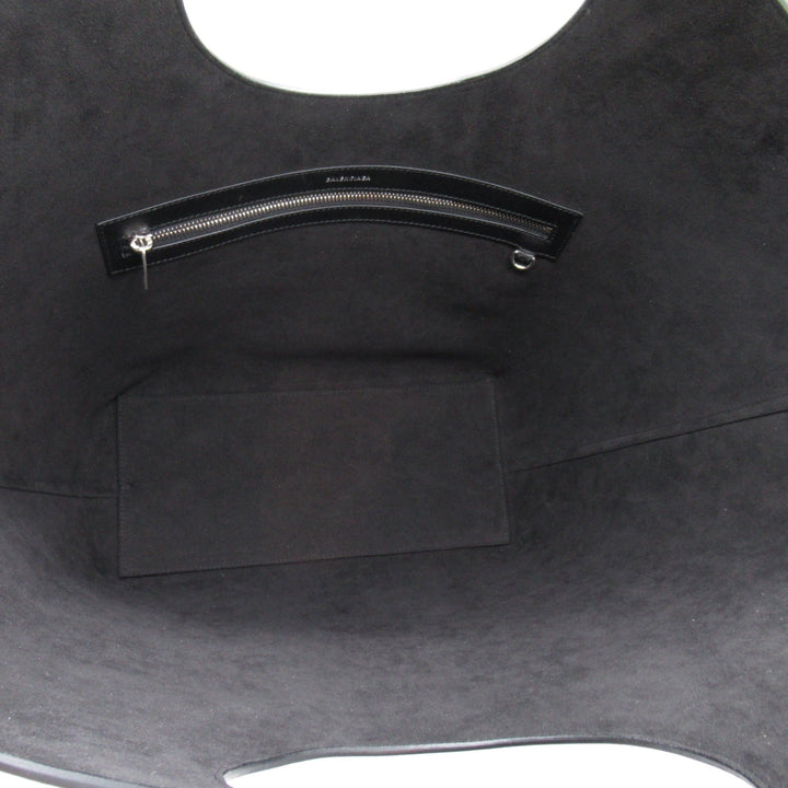 Top Quality Balenciaga Medium Tote Bag Black Leather