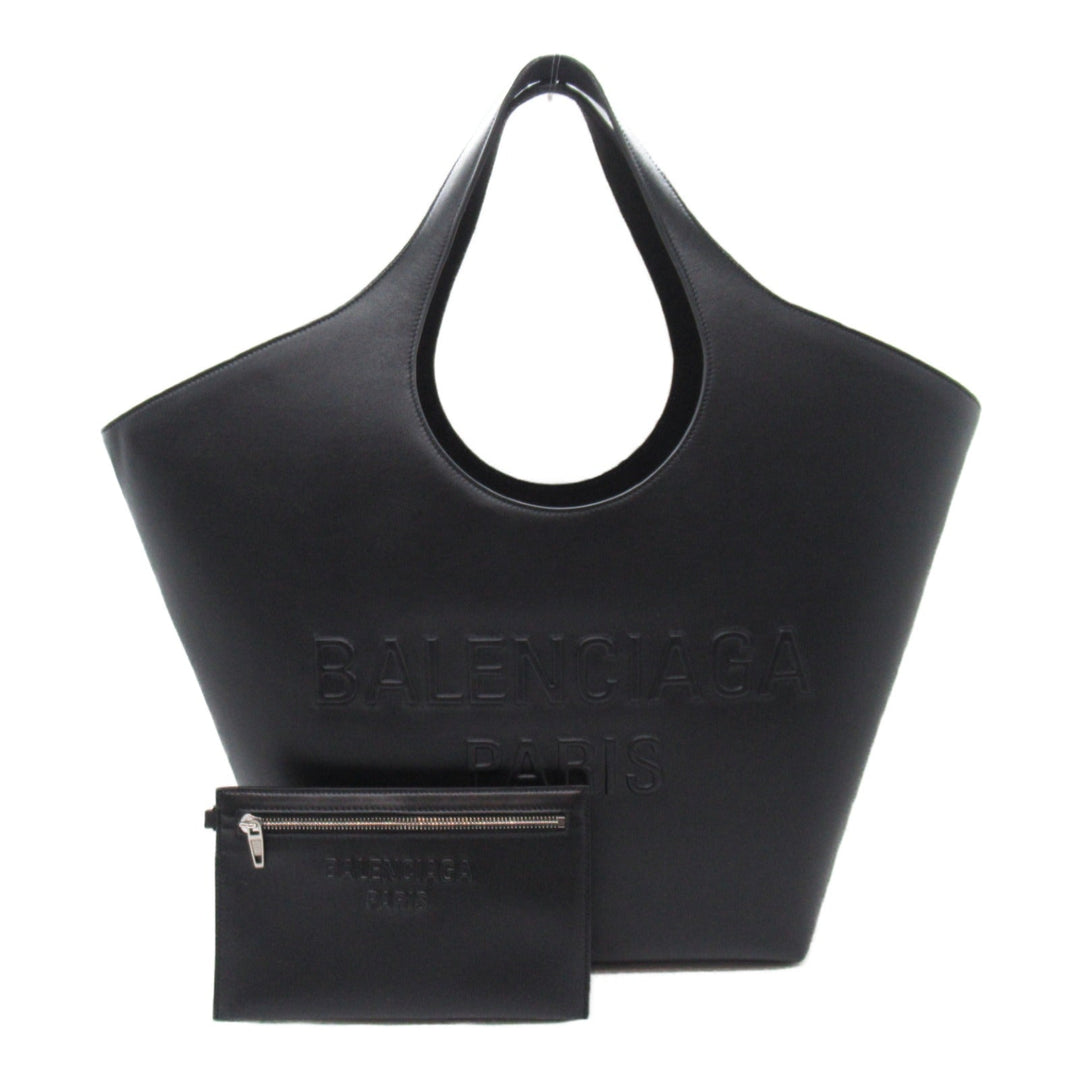 Top Quality Balenciaga Medium Tote Bag Black Leather