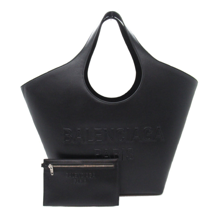 Top Quality Balenciaga Medium Tote Bag Black Leather