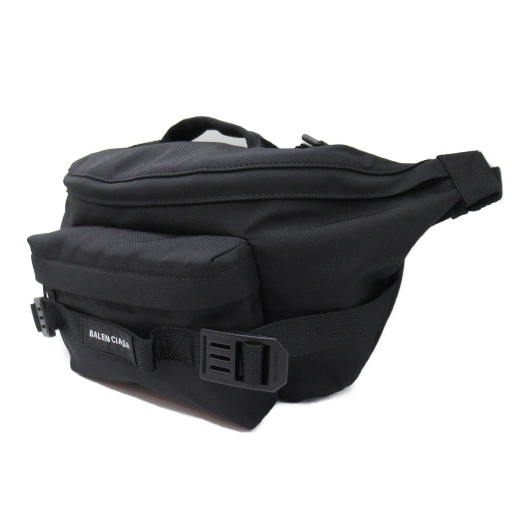 Top Quality Balenciaga Nylon Waist Bag Body Bag Black