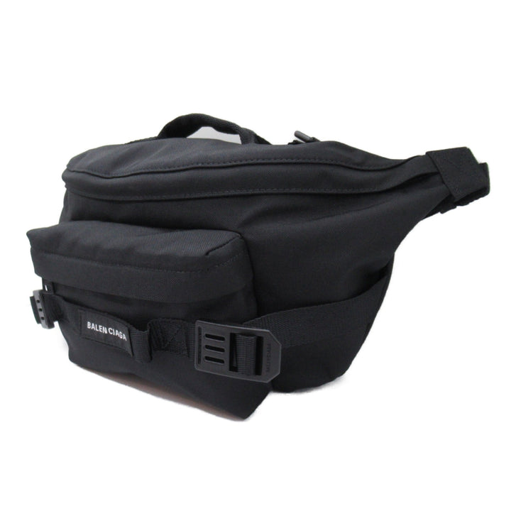 Top Quality Balenciaga Nylon Waist Bag Body Bag Black