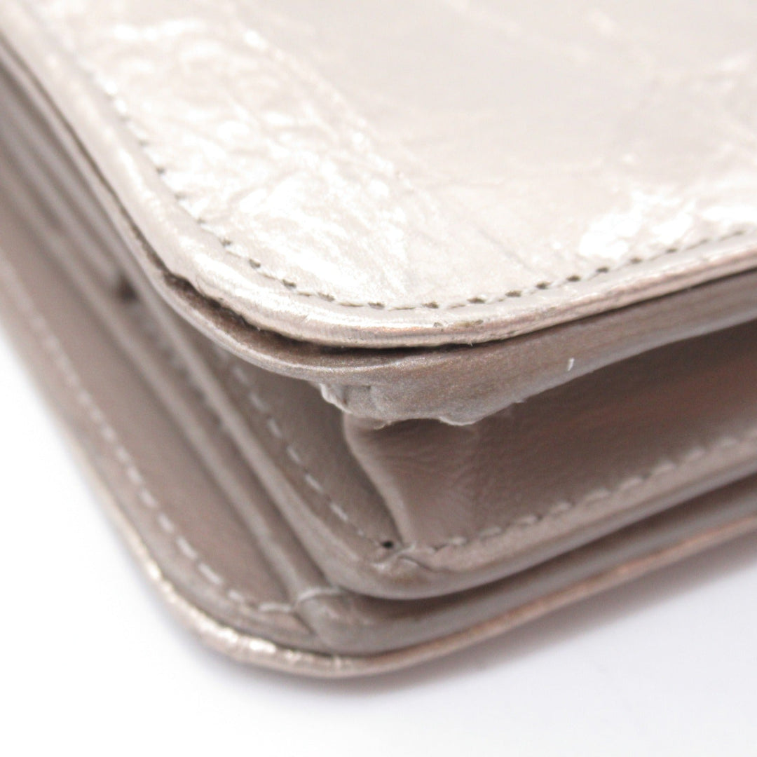 Top Quality Balenciaga Lambskin Bifold Wallet Beige