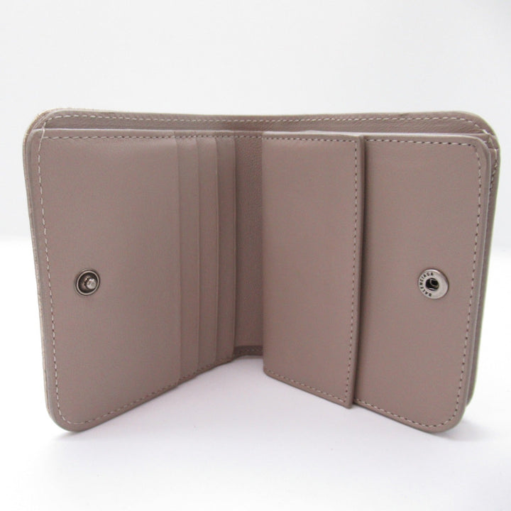 Top Quality Balenciaga Lambskin Bifold Wallet Beige
