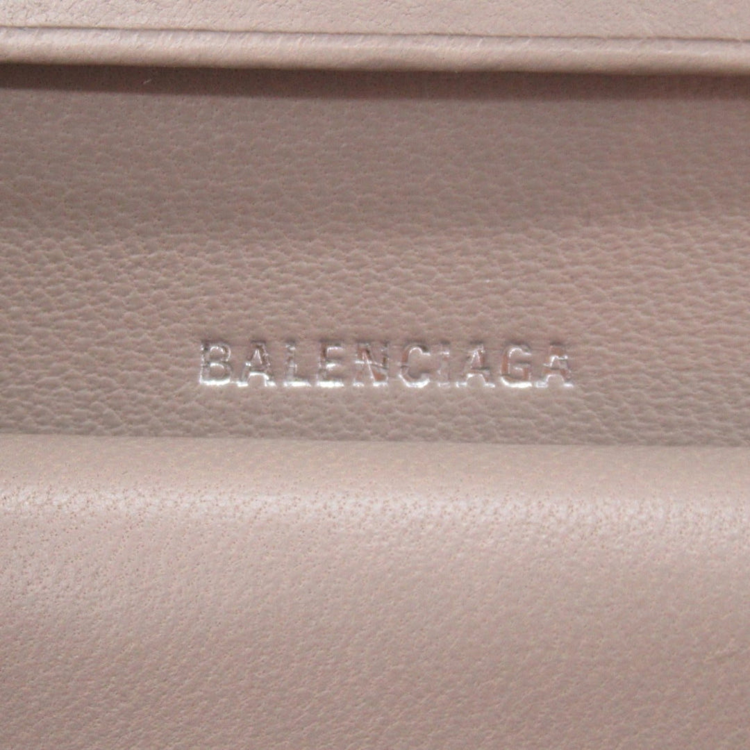 Top Quality Balenciaga Lambskin Bifold Wallet Beige
