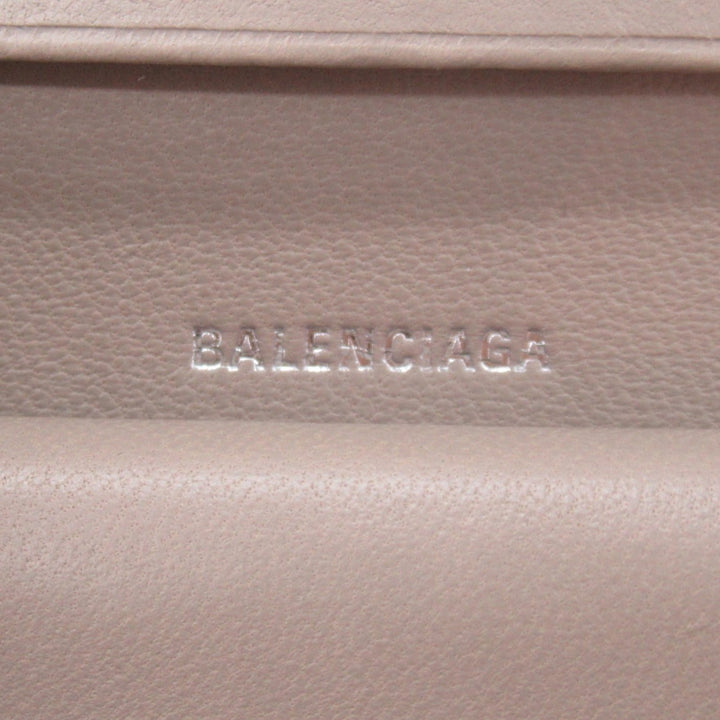 Top Quality Balenciaga Lambskin Bifold Wallet Beige