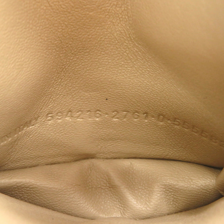 Top Quality Balenciaga Leather Bifold Wallet Beige