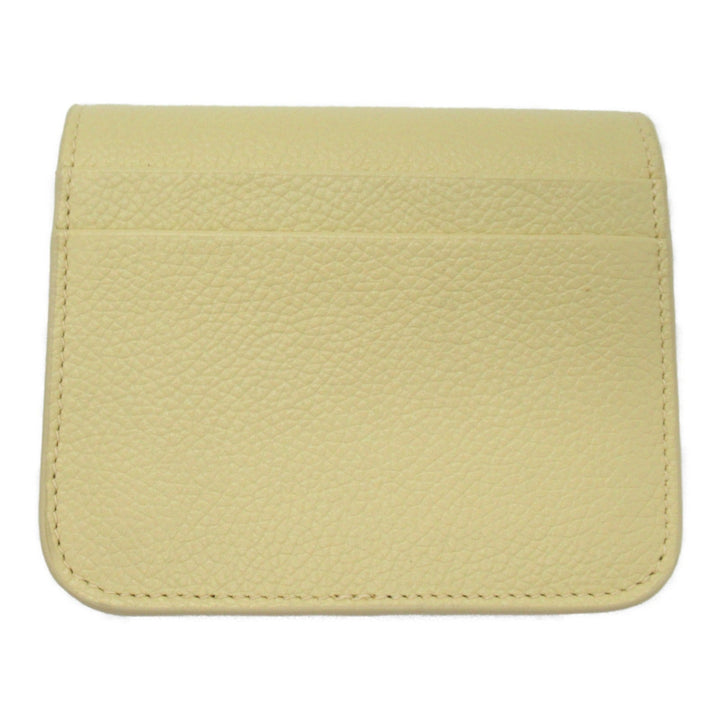 Top Quality Balenciaga Leather Bifold Wallet Yellow