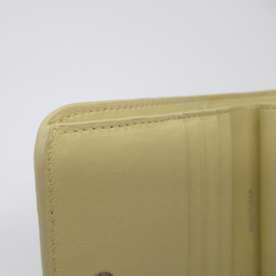 Top Quality Balenciaga Leather Bifold Wallet Yellow