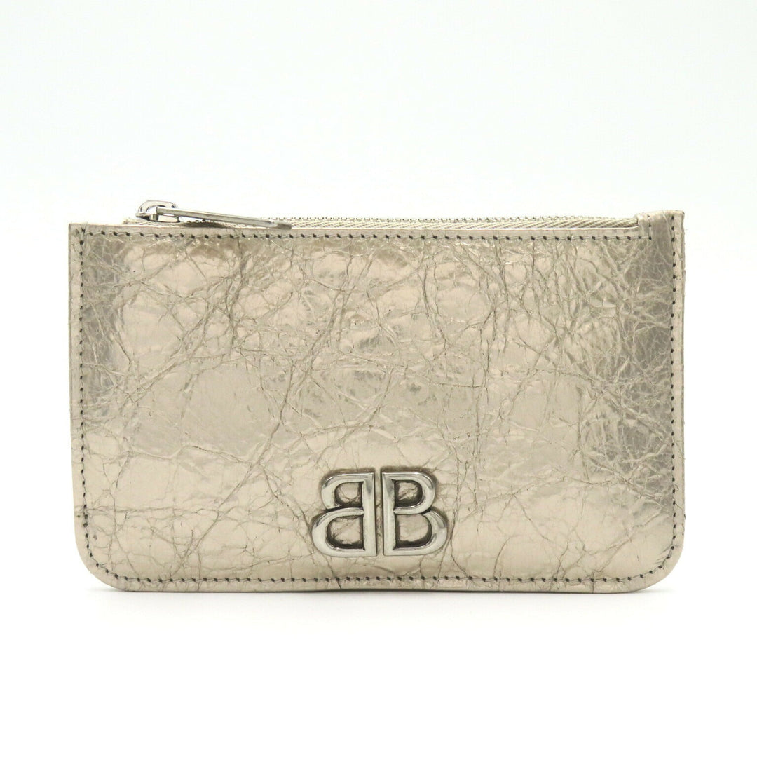 Top Quality Balenciaga Monaco Long Coin & Card Holder Beige