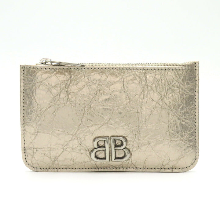 Top Quality Balenciaga Monaco Long Coin & Card Holder Beige