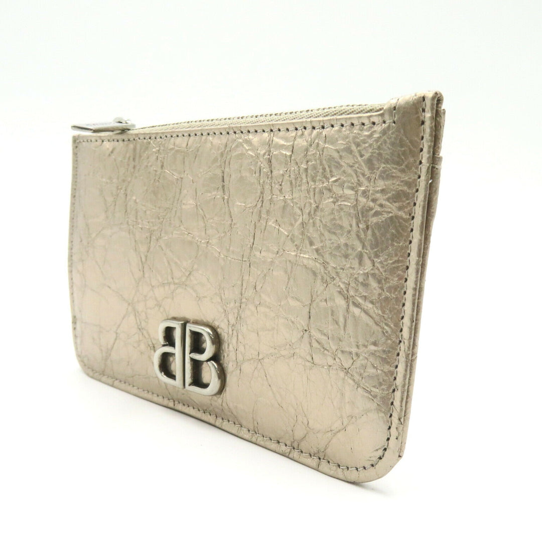 Top Quality Balenciaga Monaco Long Coin & Card Holder Beige
