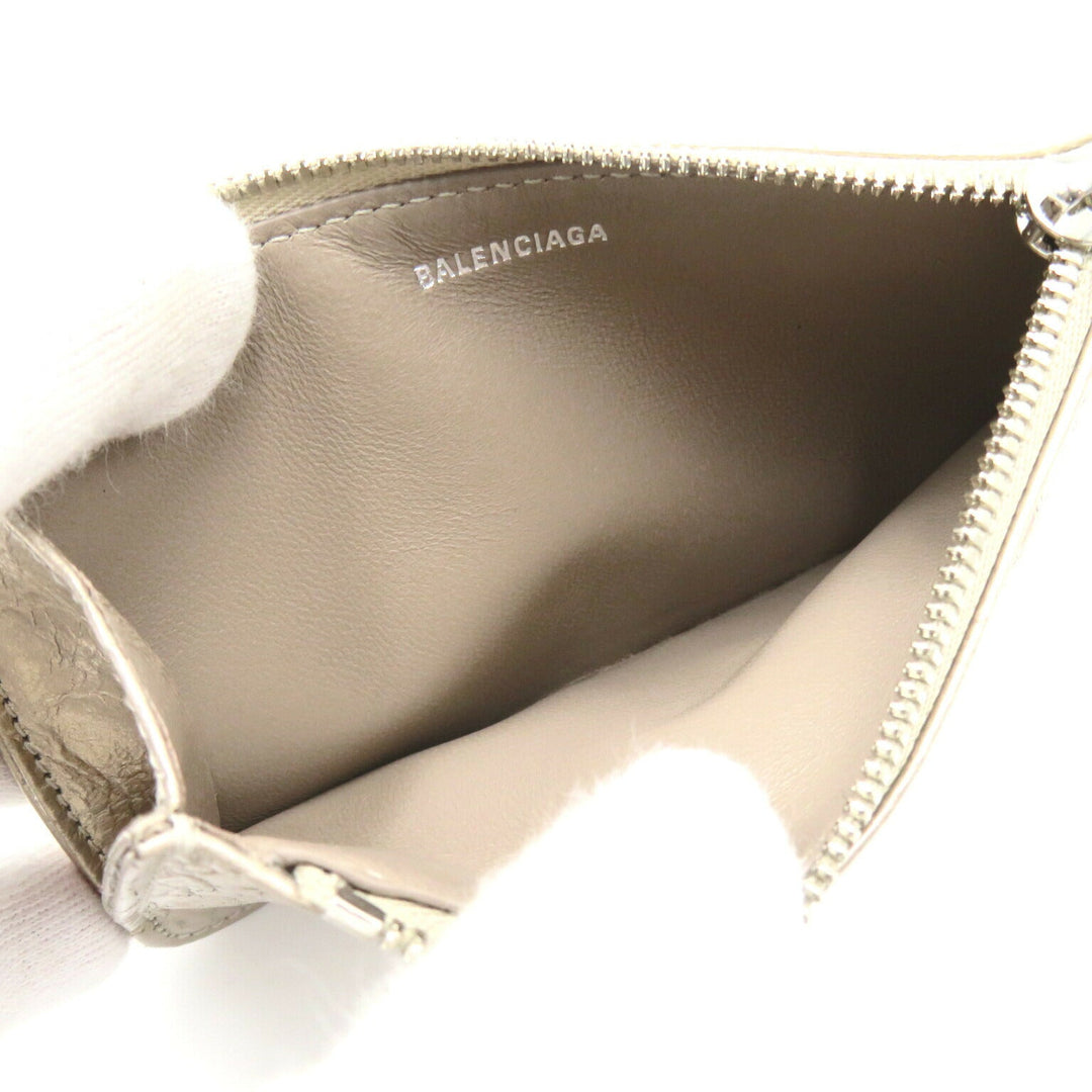 Top Quality Balenciaga Monaco Long Coin & Card Holder Beige