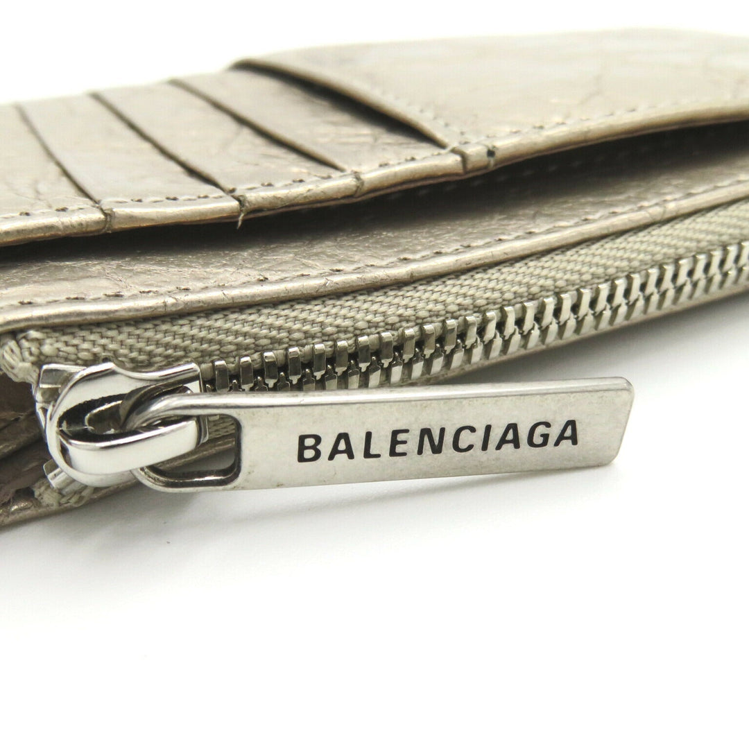 Top Quality Balenciaga Monaco Long Coin & Card Holder Beige
