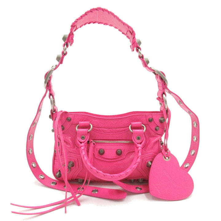 Top Quality Balenciaga Neo Mini Leather Tote Bag Pink