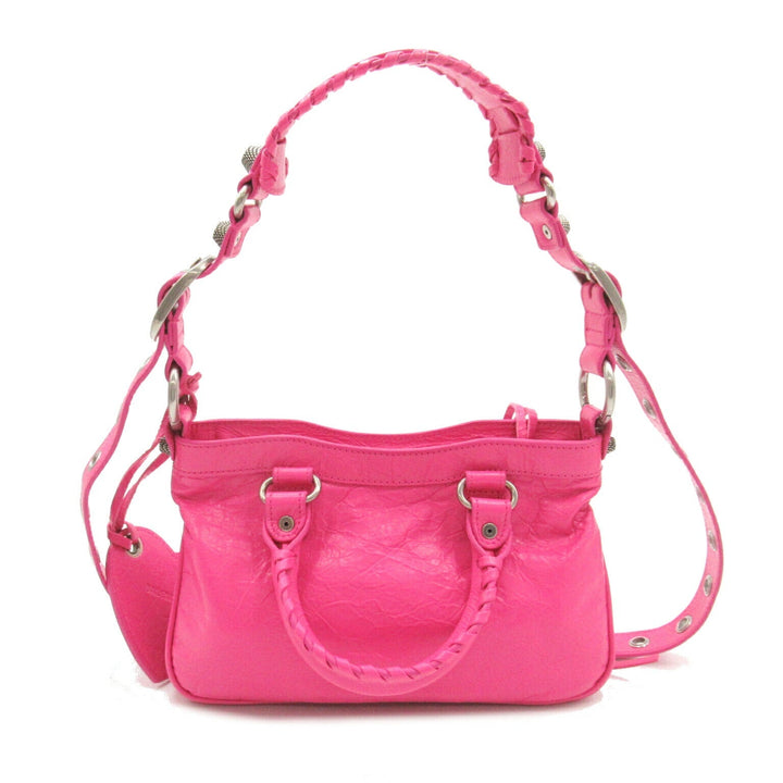 Top Quality Balenciaga Neo Mini Leather Tote Bag Pink